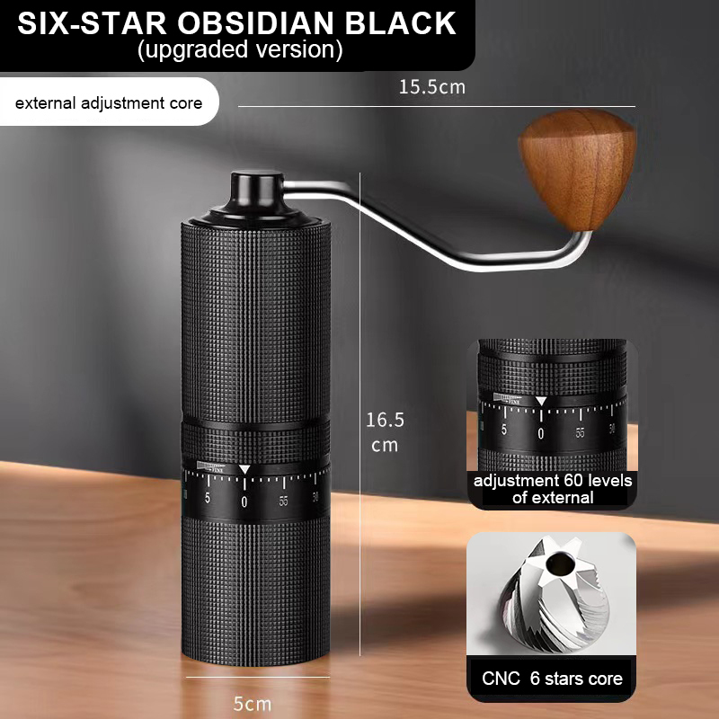 6 étoiles noires