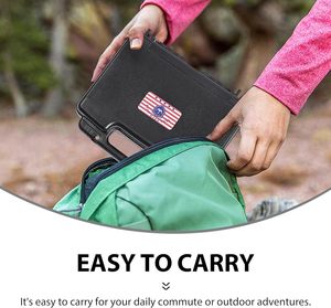 Kinghardcase 640 viên đạn EVA 22lr trường hợp lưu trữ màu đen 11.02x9.45x3.35 inch di động chống thấm nước có thể khóa du lịch đạn an toàn - Product Image 4