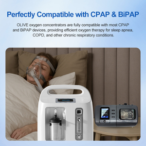 OLIVE Medical 5l酸素濃縮器 (BiPAP CPAP付き) 睡眠時無呼吸および家庭用酸素療法用 - Product Image 2