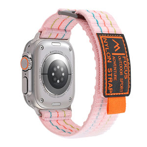 חם עסקה בחוץ ספורט צבעוני smarttwatch ניילון 42 מ "מ 46 מ" מ עבור אפל שעון 10 סדרה 9 8 7 se אולטרה 1 2 band
