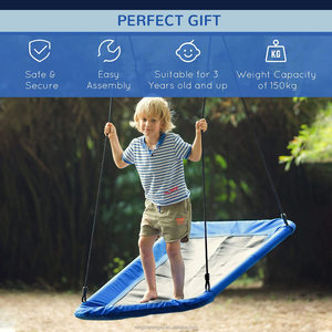 Đầy Màu sắc chiếc đĩa đu sân chơi cây hình chữ nhật đu cho trẻ em với Khung thép bền - Product Image 5