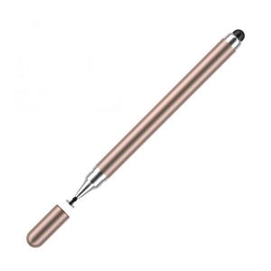 Silicone Tip Capacitive <strong>2</strong> in 1 <strong>Stylus</strong> <strong>Pen</strong> for Pad Touch Screens Novelty Metal Plastic <strong>Pen</strong> for Logo Promotional Use - Product Image 3