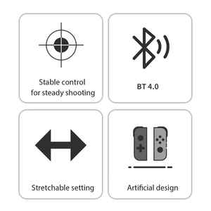 Nuovo Gamepad estensibile Wireless BT 5.0 per Controller Console NS Switch controllo Joystick per videogiochi per giochi di telefoni Android IOS - Product Image 6