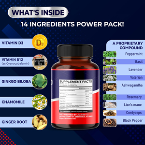 Extra Stärke Ginkgo Biloba für Erwachsene Gedächtnis-und Gehirn funktions unterstützung nicht für schwangere Frauen - Product Image 6