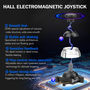 X5mini Disipación de calor Estiramiento Juego Controlador Semiconductor RGB Luz Dual Hall Android IOS Computadora Streaming Steam - Product Image 3