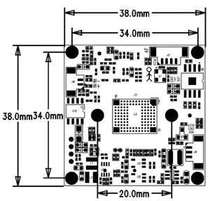 Módulo de cámara IP 2MP IMX307 POE Blacklight con imagen de detección facial y tecnología de sensor - Product Image 4