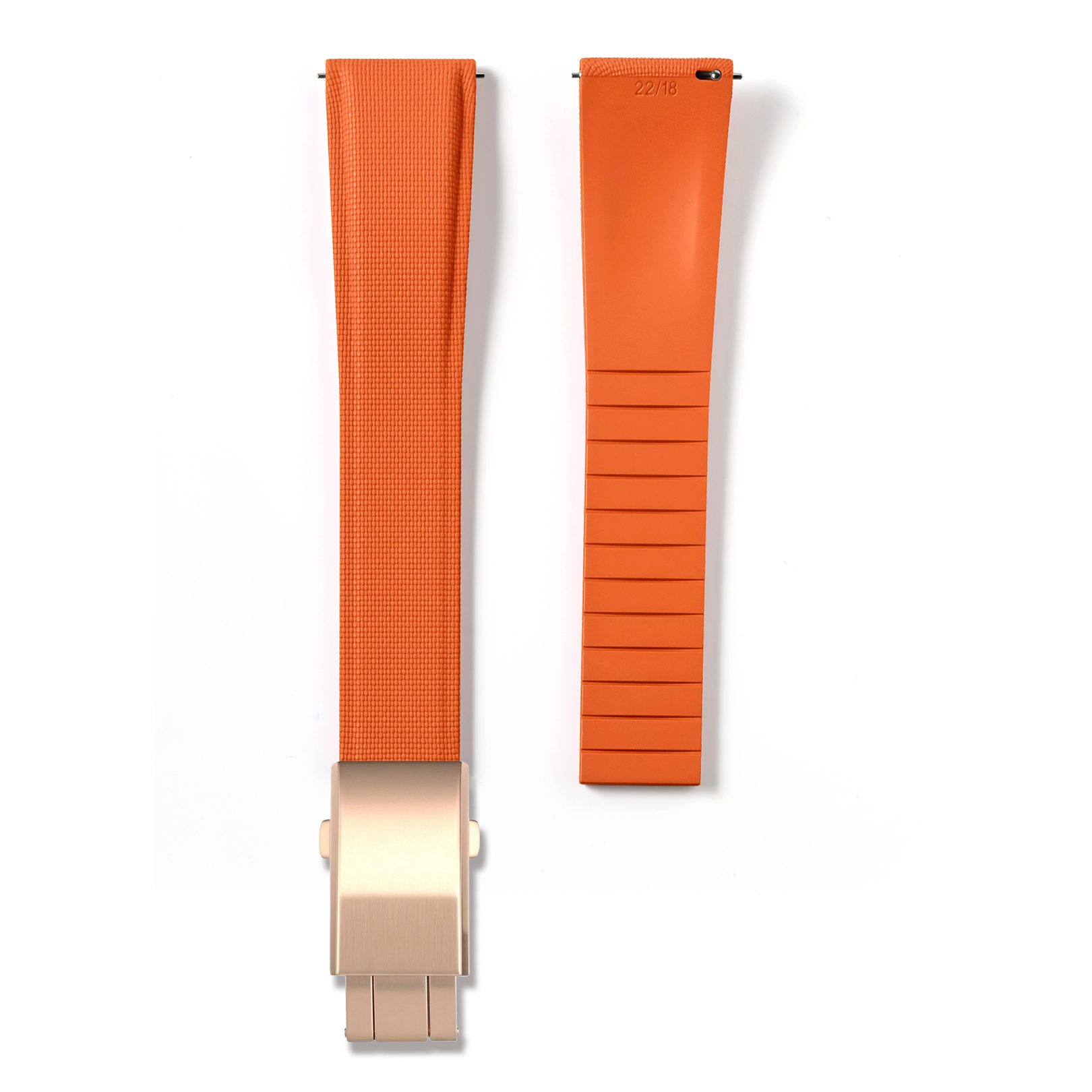 Orange+Rose Gold Buckle