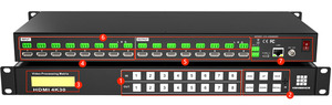 Factory Price 4k 30 <strong>8</strong> in <strong>8</strong> Out <strong>hdmi</strong> <strong>matrix</strong> Switch 4x4 8x8 <strong>HDMI</strong> <strong>matrix</strong> <strong>Switcher</strong> with EDID - Product Image 3