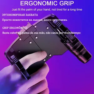 K21 gioco gestire Mobile Gamepad Joystick Controller Trigger per iPhone androidi telefoni cellulari Controller di gioco PUBG Gamepad - Product Image 4