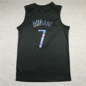 2025 Wholesales and Hot Sales Men's Sport Basketball Embroidered Stitched Black Jersey #7 Kevin <strong>Durant</strong> Brooklyn Jerseys - Product Image 5