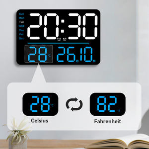 Chất lượng cao lớn Bảng điều chỉnh mất trí nhớ mô hình lancent Thêm lớn xe nghệ thuật Trung Quốc chữ số đồng hồ điện tử LED ánh sáng đồng hồ cho tường - Product Image 2