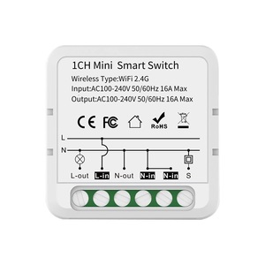 AC100V-240V TUYA WIFI/Bluetooth 2CH Mini Smart Breaker Fernbedienung schalter APP-Steuerung, Timer, Sprach steuerung - Product Image 3