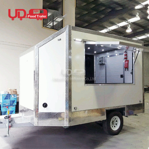 Xe Bán Đồ Ăn Di Động, Xe Bán Bánh Pizza Cho Chó Nóng, Có Trailer Bán Đồ Ăn Nhà Bếp Đầy Đủ Với Tủ Trưng Bày - Product Image 3