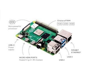 Nuevo Raspberry Pi 4 Modelo B Kit 2G/4G RAM Board + ABS Case + Heatsink + 32/64 Tarjeta SD + Micro Cable + Adaptador de corriente para Pi 4 4B - Product Image 3