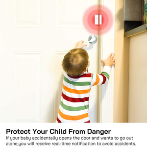 Sistema de alarma de seguridad para el hogar inalámbrico WiFi, Sensor de ventana de puerta, alerta de aplicación Tuya 24/7, monitoreo funciona con Google Alexa - Product Image 2
