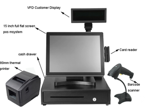 Oscan дешевая настоящая плоская pos-система HD/LAN/USB-интерфейс для розничного магазина - Product Image 2