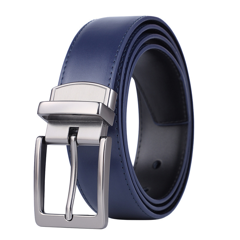 blue matte gun buckle - 115cm