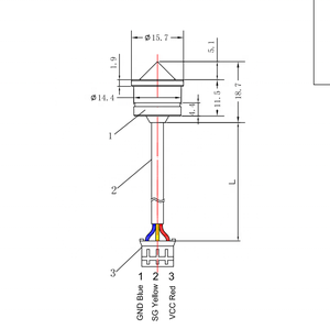 FS-IR22光学红外指示器水位5VDC莫布里浮球水位开关的更换 - Product Image 6