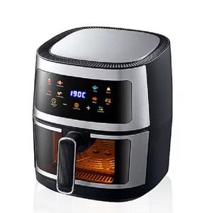 Freidora de aire 8 en 1 con control de temperatura y tiempo, cesta antiadherente para lavavajillas, freidora de aire con pantalla táctil Digital LED - Product Image 6