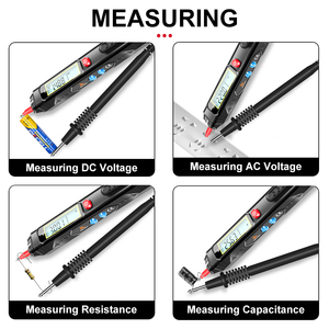 6000 אוטומטי טווח ספירת עט multimeter דיגיטלי סגנון עט מתח מסך lcd מתח מסך lcd גילוי אוטומטי בודק מתח - Product Image 6