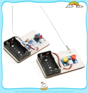 Módulo transmisor receptor de telégrafo inalámbrico, modelo de juguete artesanal, circuito eléctrico, Kit de materiales de experimentos educativos - Product Image 3
