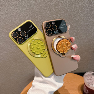 เคสขาตั้งพร้อมตัวดูดติดกระจกหน้าต่างขนาดใหญ่สำหรับ iPhone 16 PRO MAX เคสขาตั้งกันกระแทกพร้อมตัวป้องกันเลนส์สำหรับ Apple 11 - Product Image 3