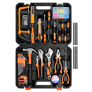 Solude, 148 Uds., juego de Caja de Herramientas mecánicas, llave combinada, destornillador de medición de precisión, juego de herramientas manuales de reparación del hogar - Product Image 1