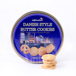 Bán buôn Đan Mạch bơ Cookie Biscotti Halal bơ Cookie trong hộp thiếc - Product Image 4