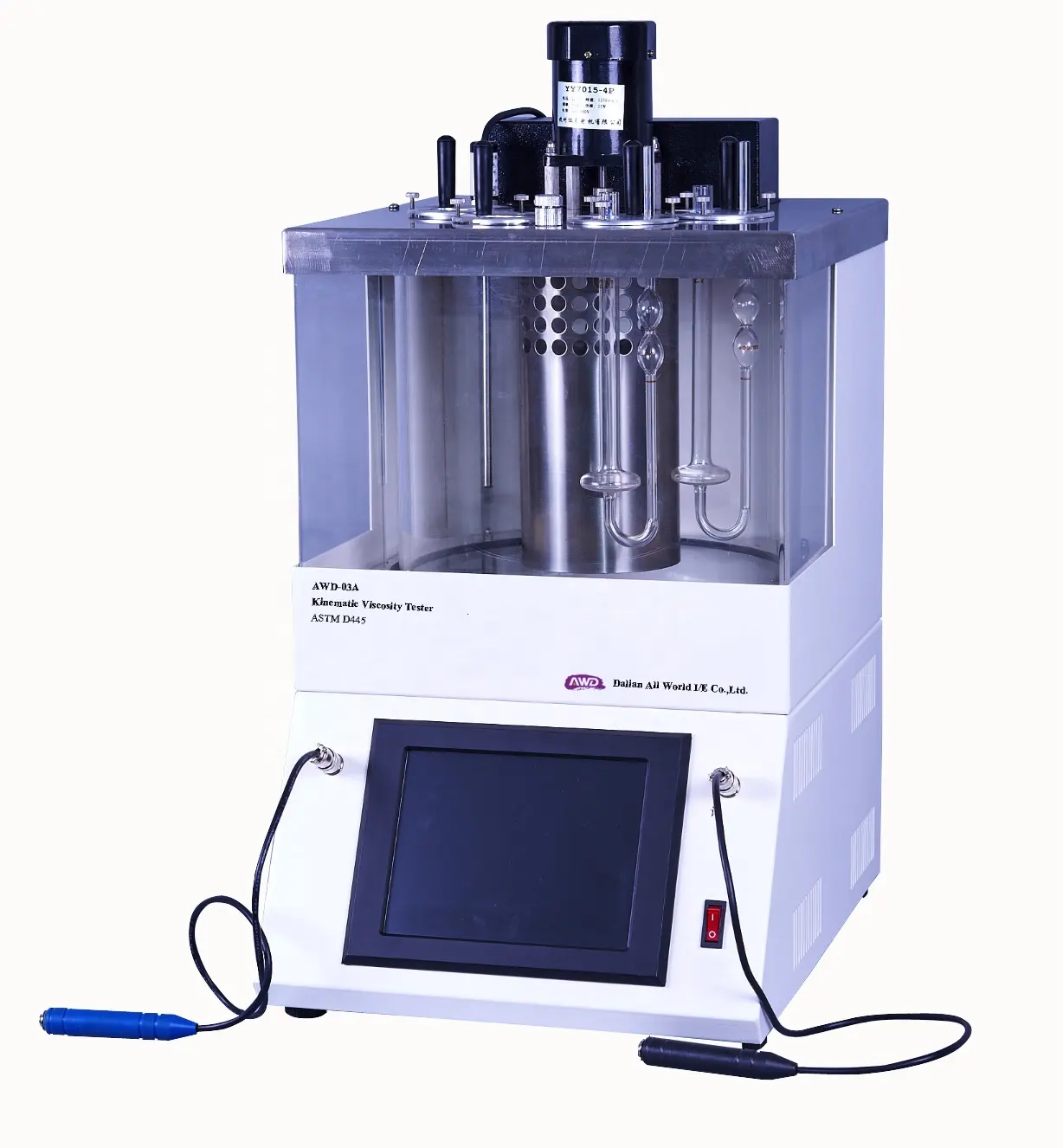 AWD-03A Penguji Viskositas Kinematic ASTM D445 Otomatis Viscometer Astm D445 Penguji Viscos Astm D445 Alat Viskositas