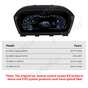 BMW 12.3 serisi F20 için 1/2 ''LCD pano/F52/F22 X1/X2/F48 LCD gösterge paneli LCD kilometre sayacı sanal dijital küme kokpit - Product Image 4