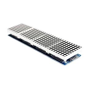 MAX7219 modulo a matrice di punti microcontrollore 4 In un Display con linea 5P rosso/giallo verde/Bule