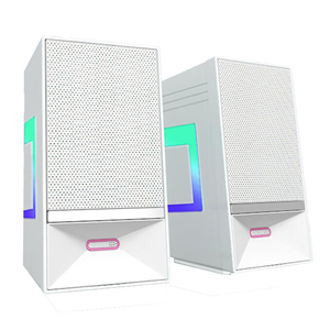 Altavoz de ordenador estéreo para videojuegos de 2,0 canales con luz LED colorida - Product Image 2