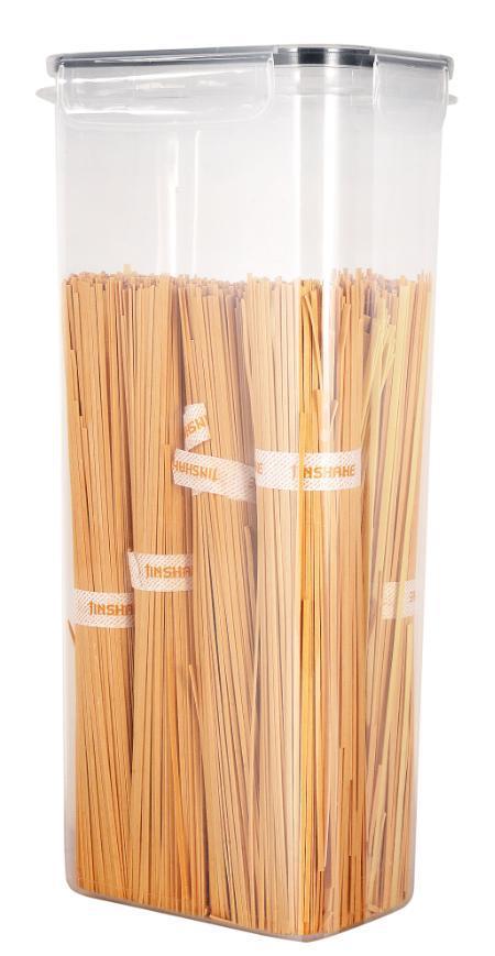 Bac à légumes rectangulaire en plastique 2,8L