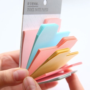 Sticky <strong>Index</strong> Tabs Sticker <strong>Note</strong> Flags Writable Flag <strong>Note</strong> Tabs Self Adhesive Bookmark for <strong>Notebook</strong> Kawaii School Supplies - Product Image 2