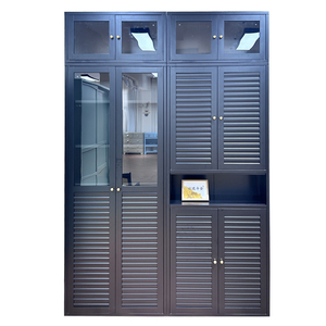 Phong cách nhà văn phòng Kim Loại tủ hồ sơ với cửa kính Tủ Sách thép lưu trữ tủ cho nhà văn phòng sử dụng - Product Image 1