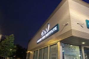 Letrero de letras LED retroiluminado 3D personalizado al por mayor para negocios, letrero de construcción con logotipo 3D con fuente de luz de neón para escaparates de empresas - Product Image 5