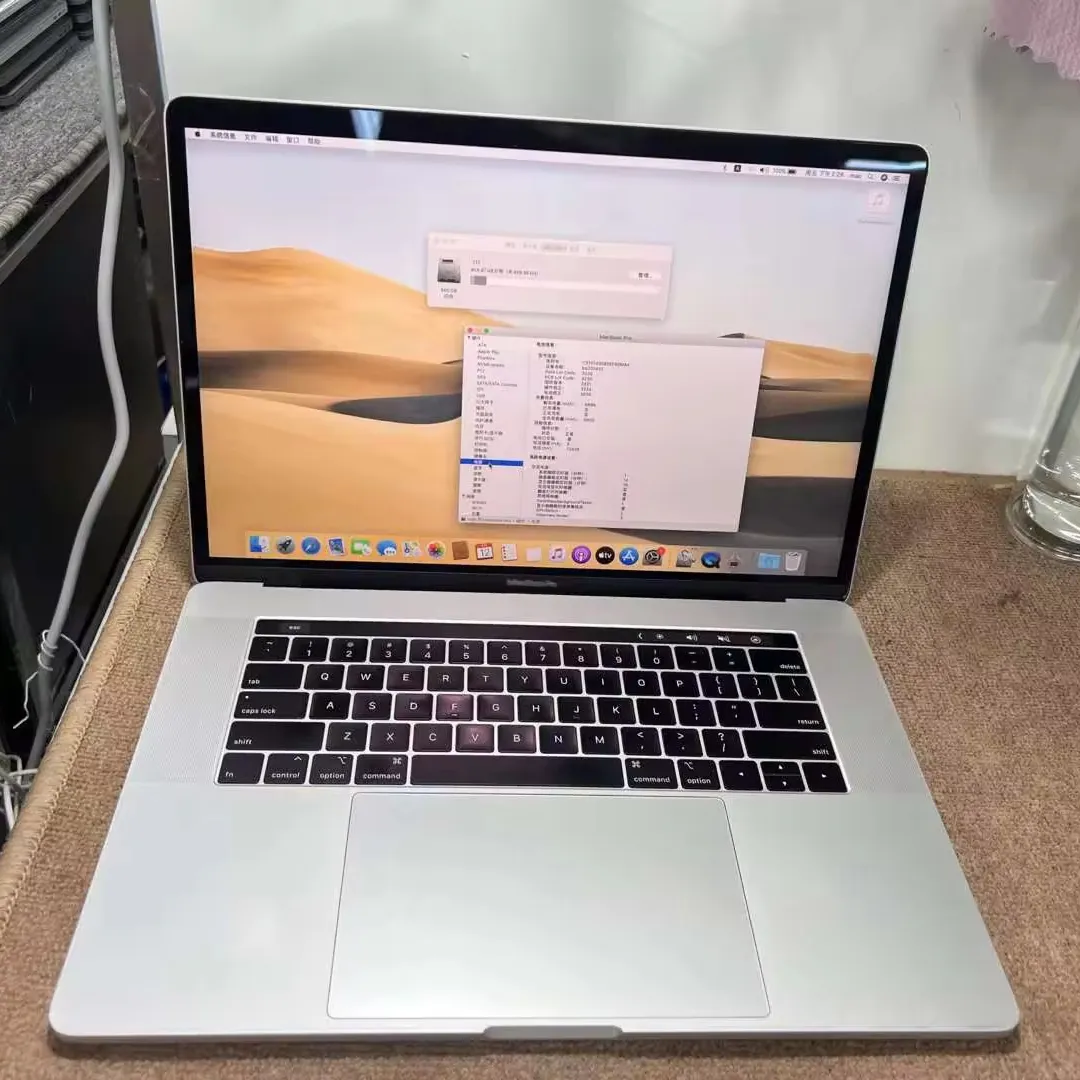Bán buôn sử dụng máy tính xách tay 2018-15inch Mac Pro 32 + 512GB võng mạc với thanh cảm ứng chất lượng cao bán buôn sử dụng máy tính xách tay bán với số lượng lớn