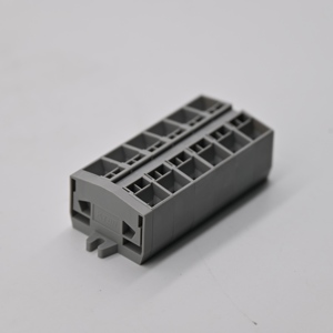 Bloque de terminales de cableado de entrada frontal de 2 conductores 28-12AWG PA66 Mini bloque de terminales de resorte con bridas de fijación - Product Image 3