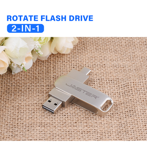 Döner 2 in 1 tip c Usb bellek sürücüler 3.0 2.0 8Gb 16Gb 32Gb 64Gb 128Gb Usb C Memory Stick döner FlashDrive kalem sürücü - Product Image 5