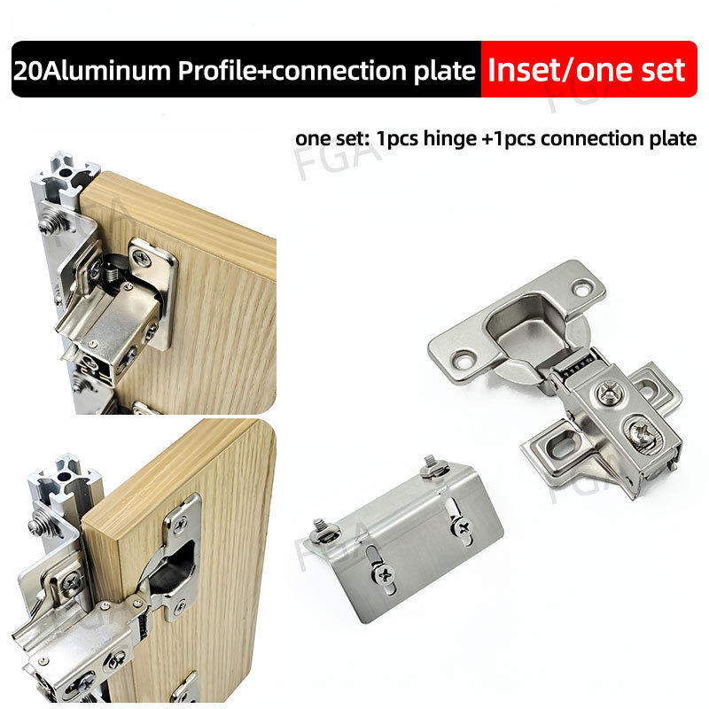 35mm Inset connection plate screws