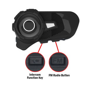 Interphone Intercom Para Cascos Manos Libre audífonos Cascos Auriculares Para Cascos párr Moto sistema intercomunicador bluetooth - Product Image 2