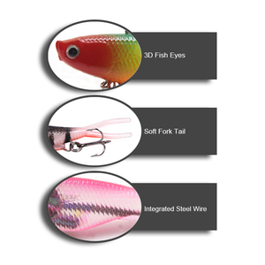 ประดิษฐ์เหยื่อนุ่ม PVC Vibes เหยื่อตกปลา 95 มม. 115 มม. เหยื่อนุ่มพร้อมตะขอ - Product Image 3