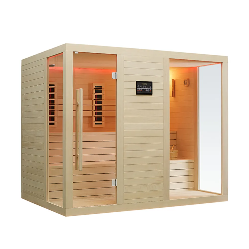 Factory New Product popular in germany including sauna stove/sand timer sauna room infrared rock sauna 3 person