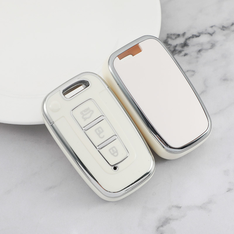 3 Button A White