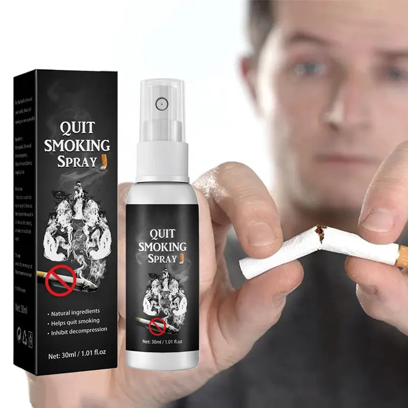 Arrêter de fumer spray haleine fraîche santé naturelle arrêter la dépendance portable arrêter de fumer spray
