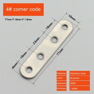 Утолщенный угловой фиксатор из нержавеющей стали - Product Image 4