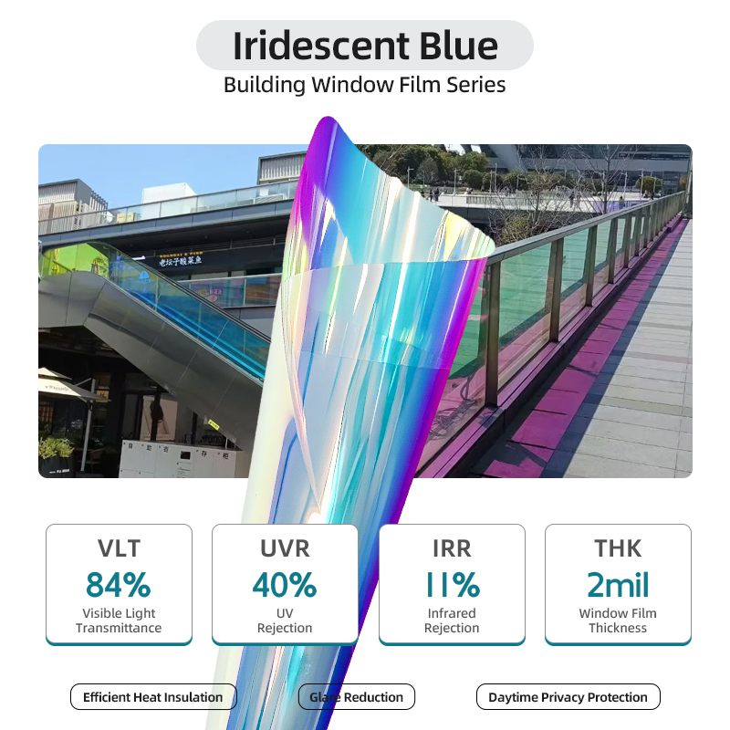 Bleu irisé