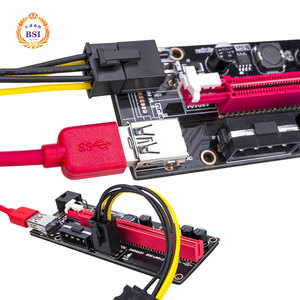 GPUグラフィックカードPcieRiser VER009 S PCI-E Riser 1X〜16Xグラフィックエクステンション009 GPUライザーカードアダプターレイザー - Product Image 4