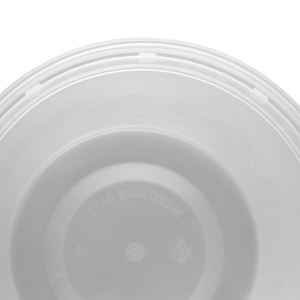 Tiya Factory 24oz Contenedores de alimentos de plástico desechables a prueba de fugas con tapas Contenedores de alimentos delicatessen de PP transparentes apilables - Product Image 3