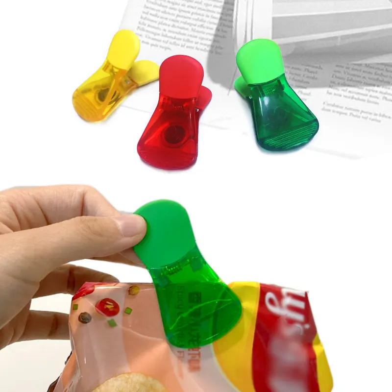 Clip de joint de sac alimentaire Clip de fermeture de sac en plastique Clips de puce en plastique pour sceller les aliments et le stockage de cuisine